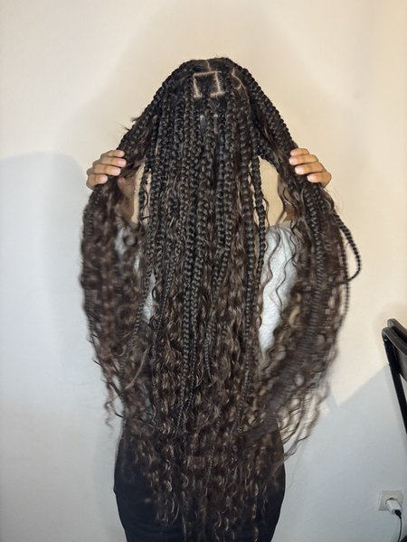 Bohemian braids sur cheveux métissés
