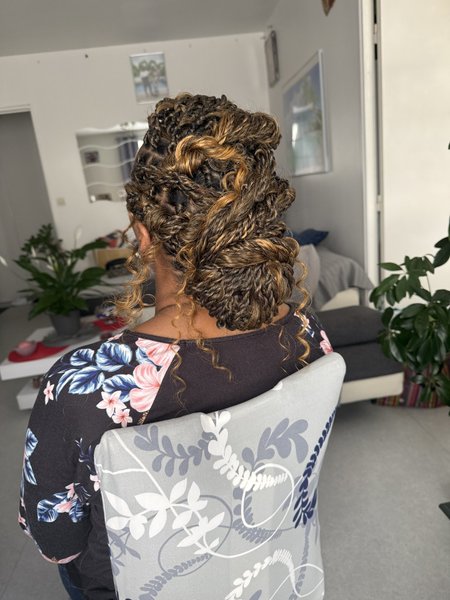 Boho twist, braids