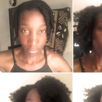 Braid out sur cheveux crépus