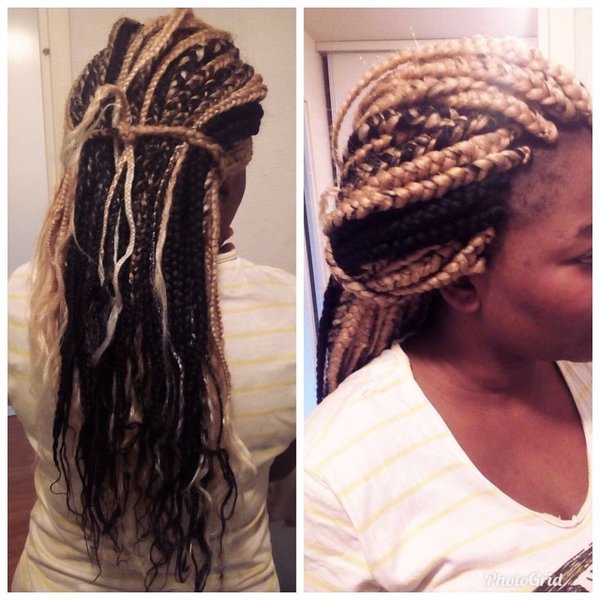 Braids  colorés