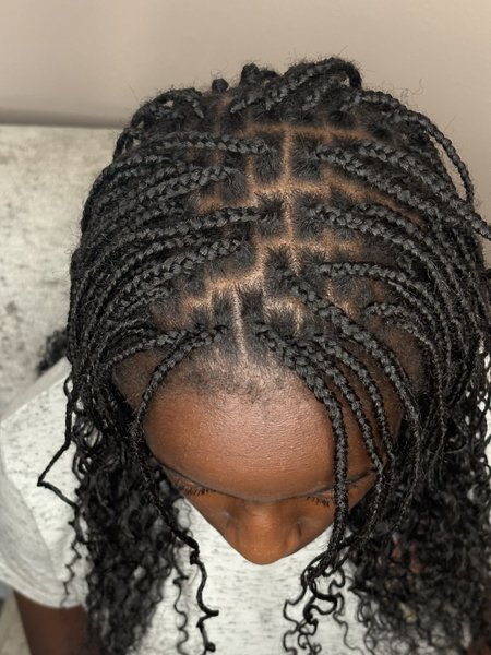  braids fin avec des rajouts