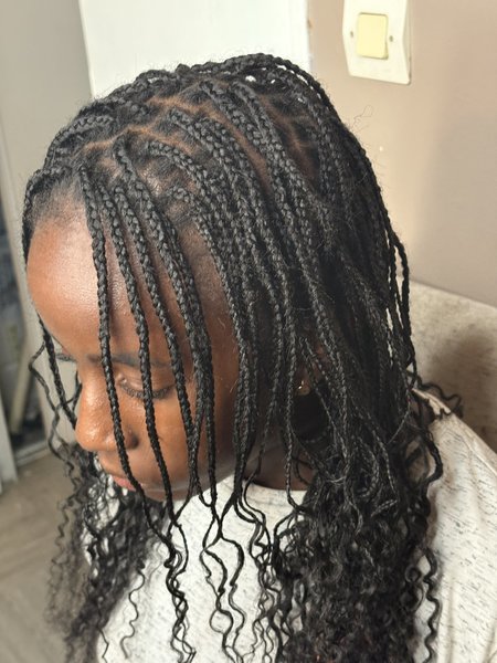  braids fin avec des rajouts