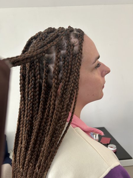 Braids sur cheveux lisse 