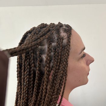 Braids sur cheveux lisse 