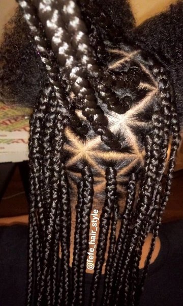 Braids tracés triangle 