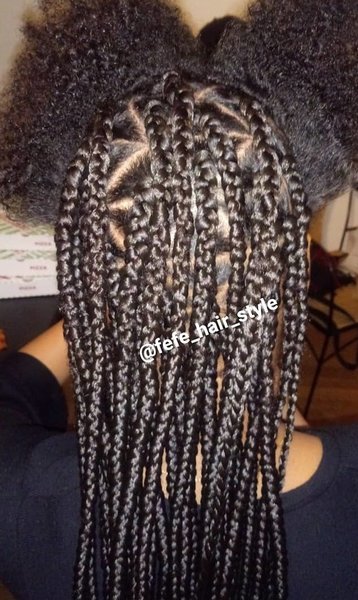 Braids tracés triangle 