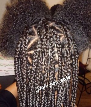 Braids tracés triangle 