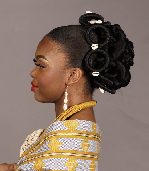 Chignon afro