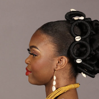 Chignon afro