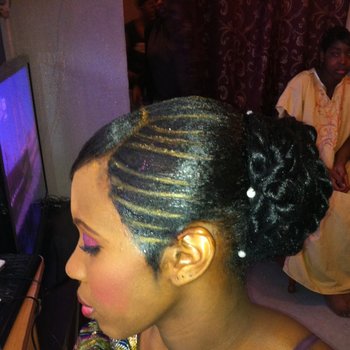 chignon de mariage 