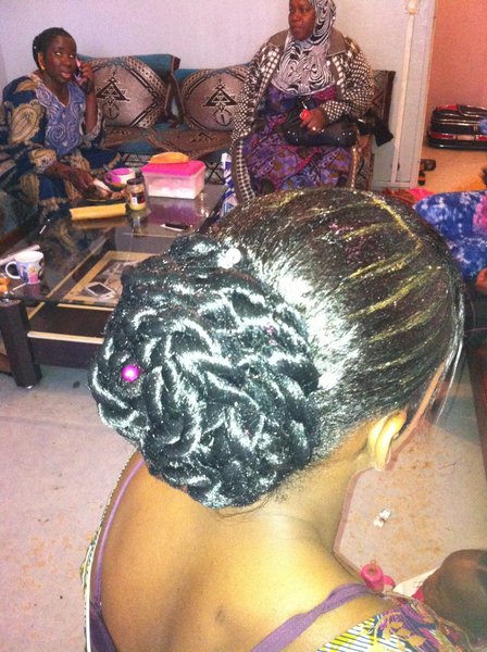 chignon de mariage 