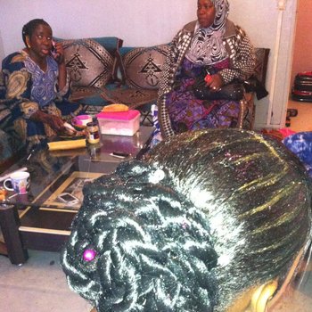 chignon de mariage 