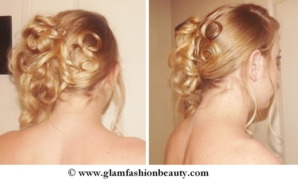 Chignon de mariée sur le côté
