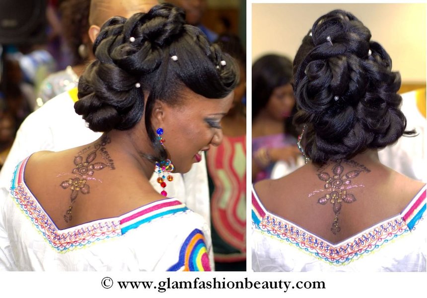 Chignon glamour inspiration rétro