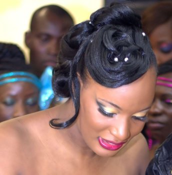 Chignon glamour inspiration rétro
