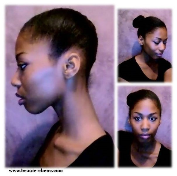 Chignon haut sur le côté
