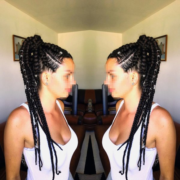 Chignon tressé 