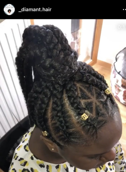 Coiffure Africaine - Type chignon