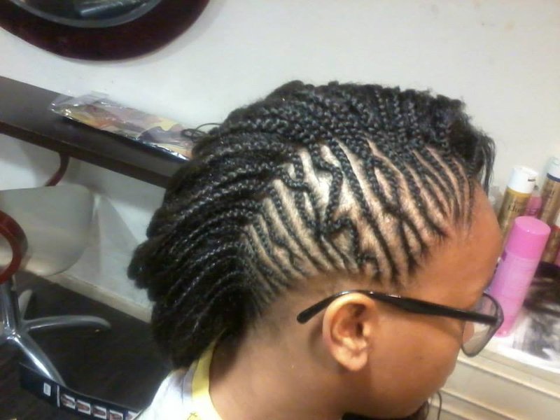 Coiffure africaines nattes tresses enfants