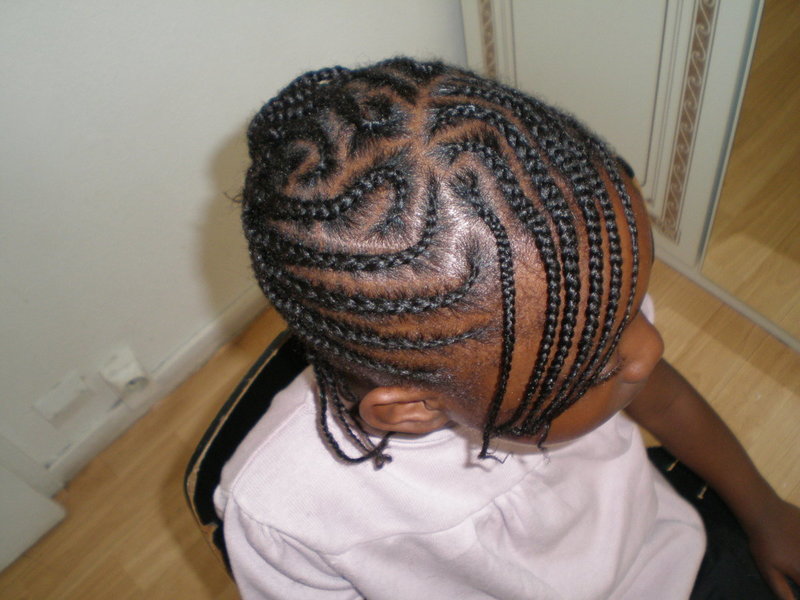 coiffure afro enfant
