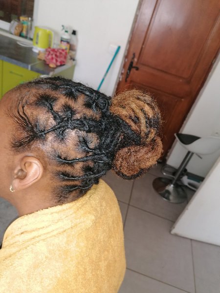 Coiffure sur locks