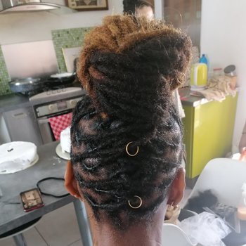 Coiffure sur locks