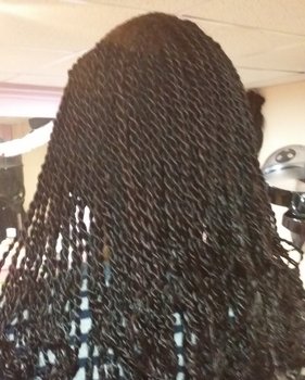 coiffure tresses vanilles