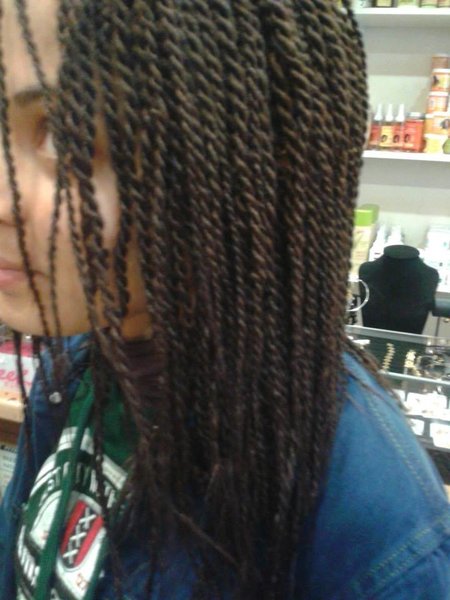 coiffure tresses vanilles