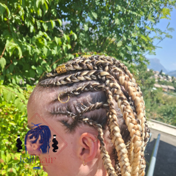 Cornorws box braids 