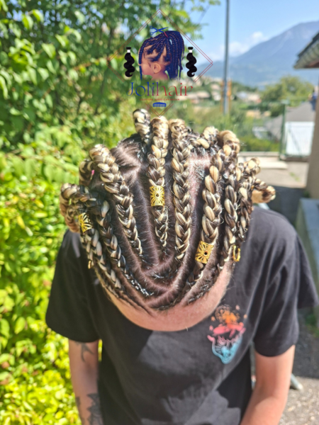 Cornorws box braids 