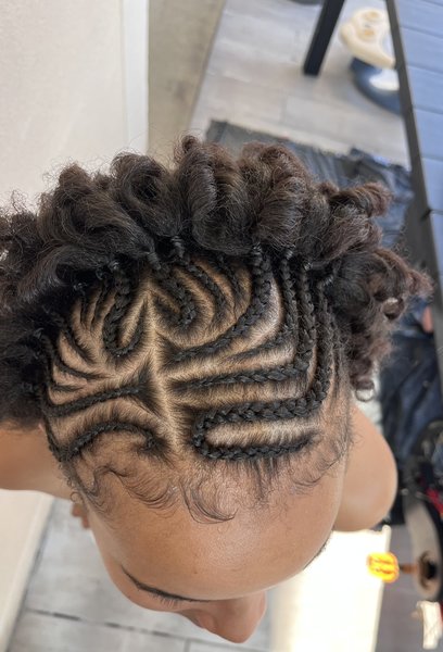 Cornrow femme 