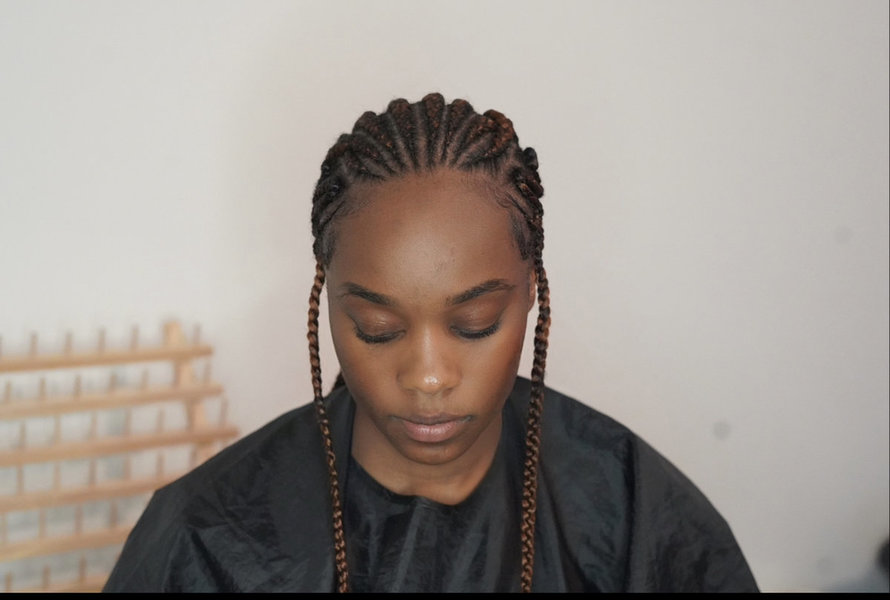 Cornrows braids