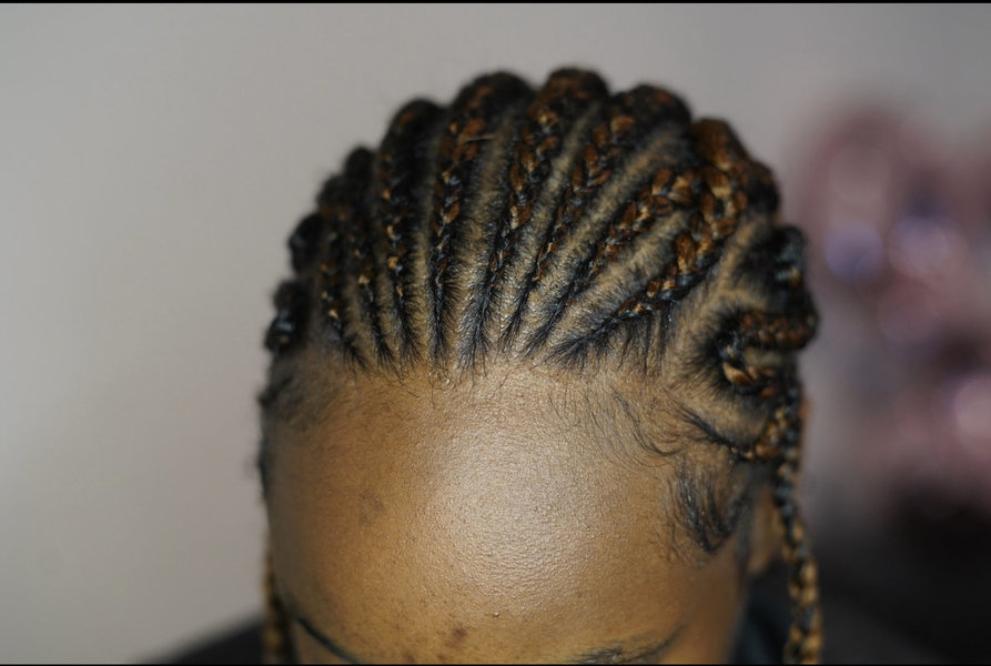 Cornrows braids