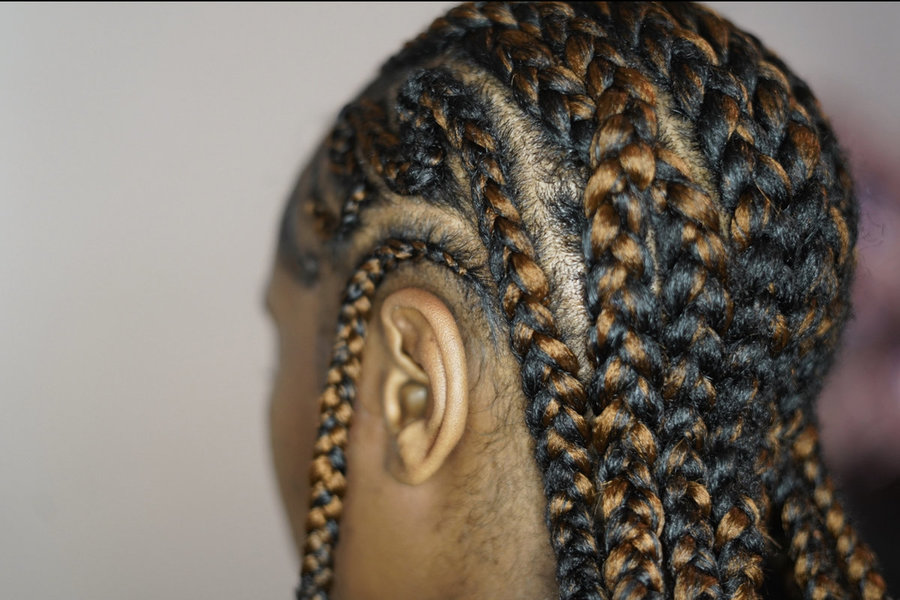 Cornrows braids