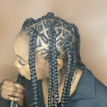 Cornrows braids