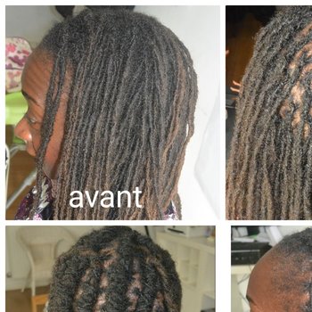 Crochet coiffure 