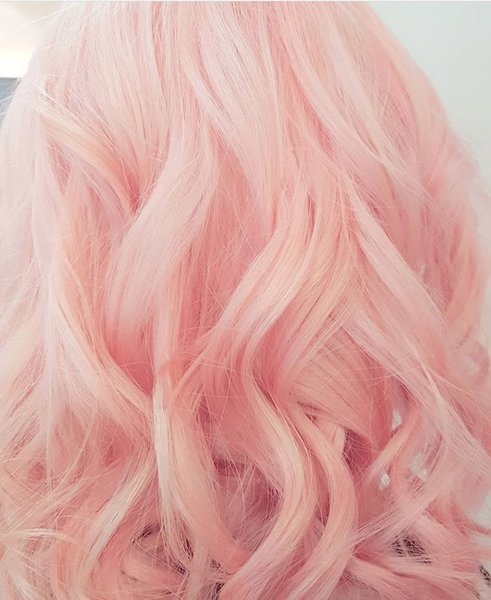 decoloration et couleur rose