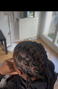 Départ de locks au crochet (méthode broderie naturelle et durable)