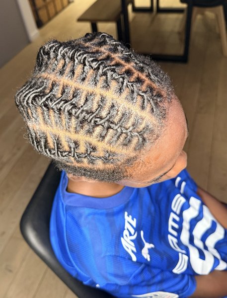 Départ de locks ( barrel twist ) 