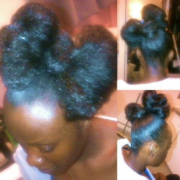 DIY Chignon noeud de papillon 