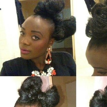 DIY Chignon noeud de papillon 