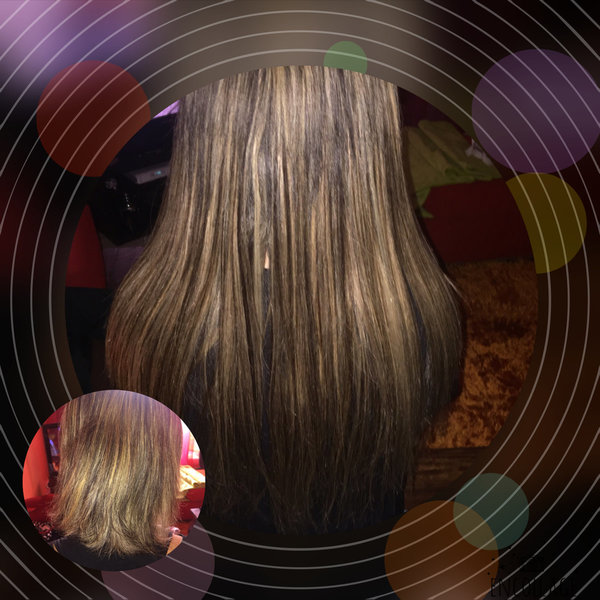 Extensions cheveux à la kératine 