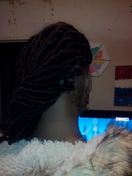 fausses locks niveau omoplate