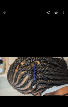 Fulani braids sur cheveux nappy