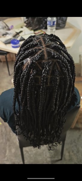 Knoless braids 