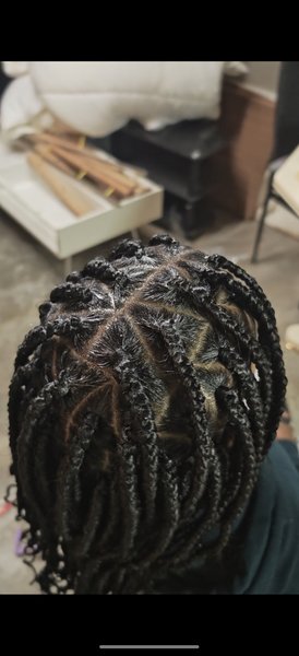 Knoless braids 