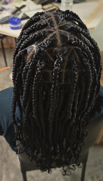 Knoless braids 