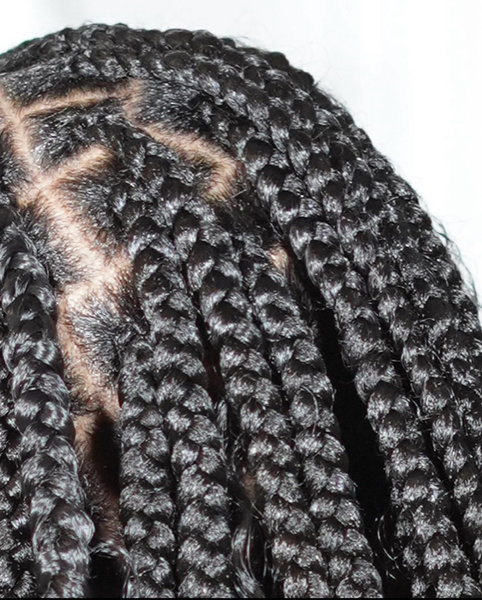 Knoless braids
