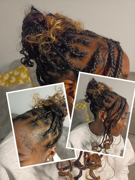 Knotless braids 