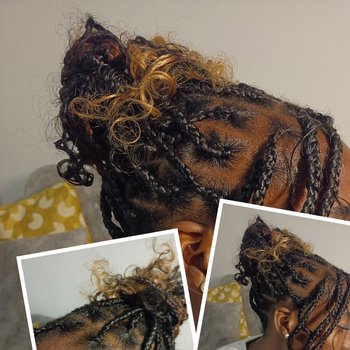 Knotless braids 